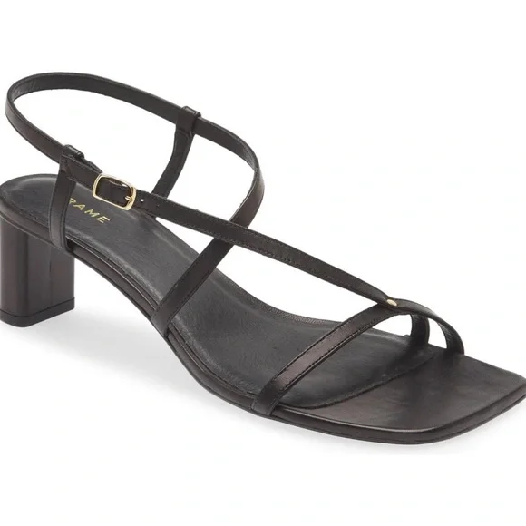 Frame - Le Braxton Strappy Heel Sandal Women Size US 5.5/EU 36.5 - Picture 2 of 11